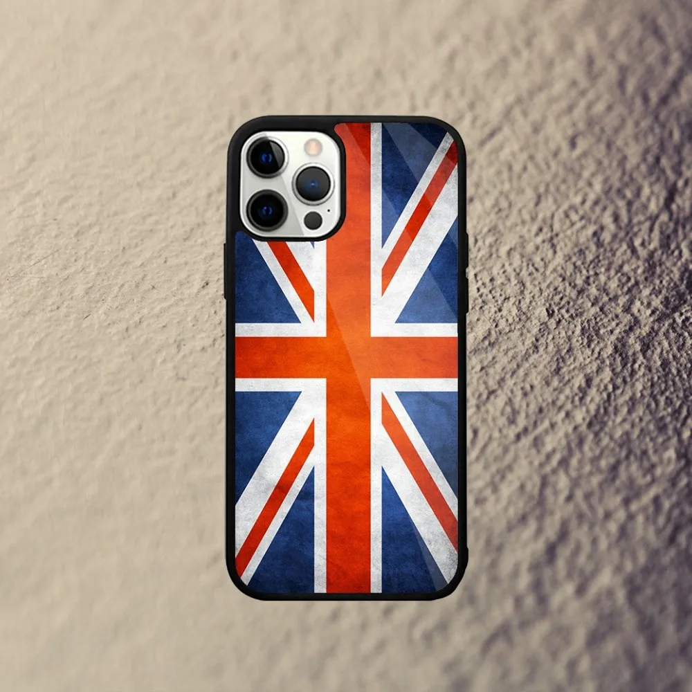 Union Jack British UK Flag Phone Case For iPhone 15,14,13,12,11,Plus,Pro,Max Mini Magsafe Magnetic Wireless Charging