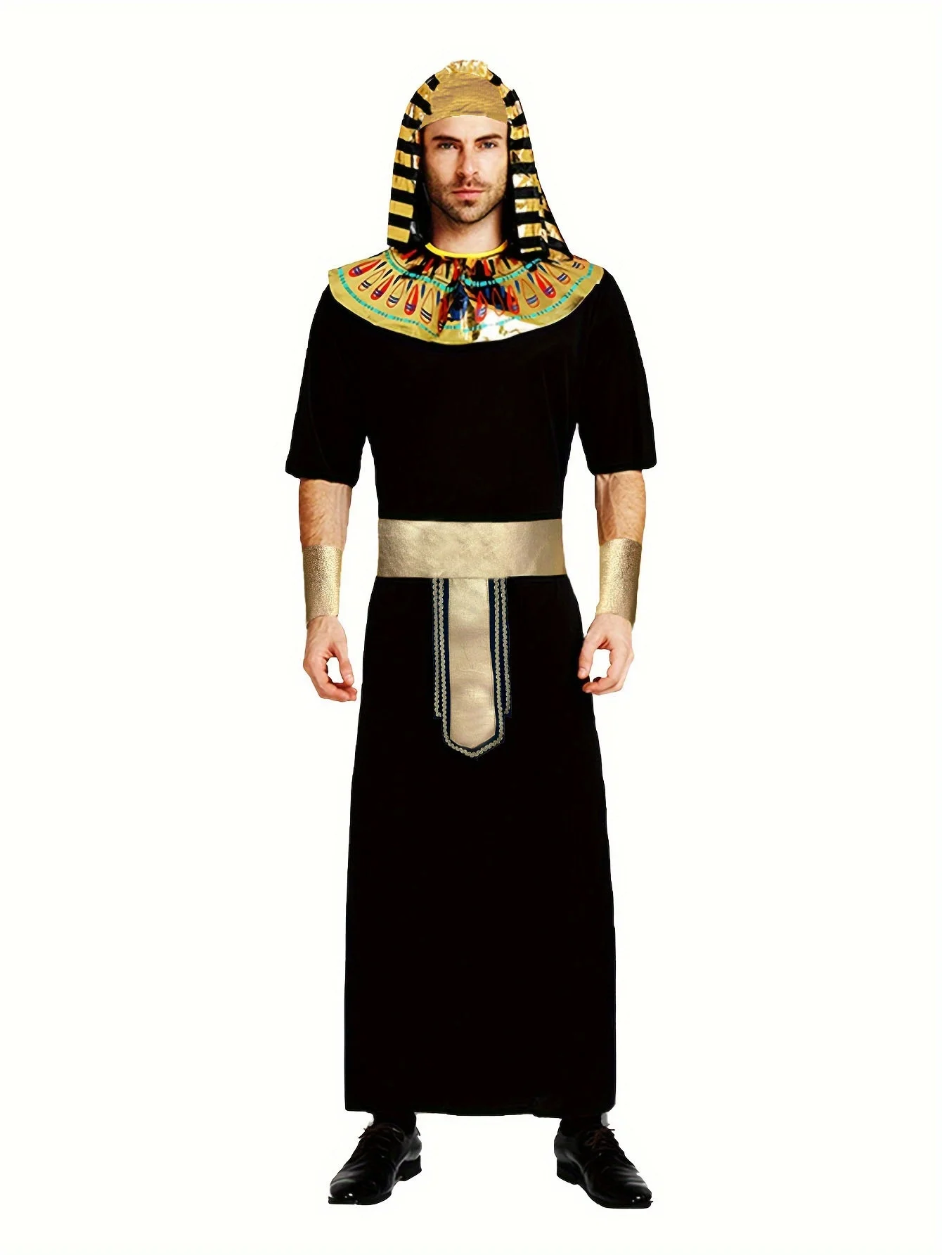 

2026 Halloween Costumes for Men Adults: Masquerade Party Roman Empire Pharaoh King Warrior Attire