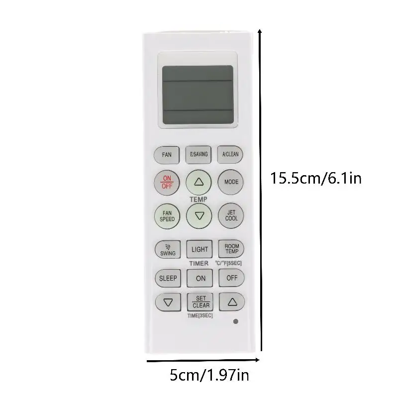 Long Lasting A/C Remote Control Replacement AKB73315601 Drop Resistant for AKB73215509 Air Conditioning Units