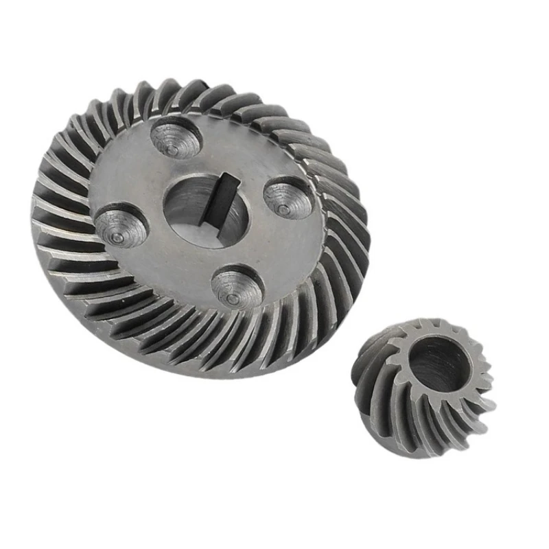 

2PCS Spiral Bevel Gear Kit 100 Angle Grinder Spiral Bevel Gear and Pinion Gear Metal Spiral Bevel Set for G10SS Angle Grinder