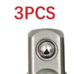 Adapter Socket Socket Bit Tools Socket 3pcs Chrome Vanadium Steel Drill Bits Hex Shank for Power Tools Sandblasting