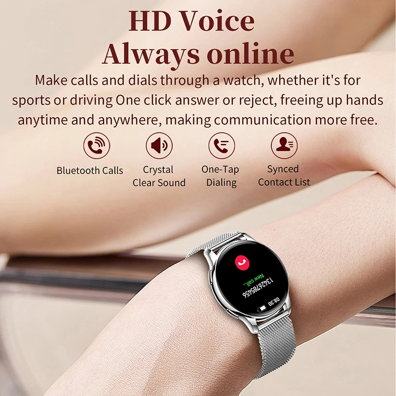Smart Full Circular Fashion Watch Bluetooth Call New Digital Watch Women Music Waterproof IP68 Smartwatch Men Touch New Gift2026