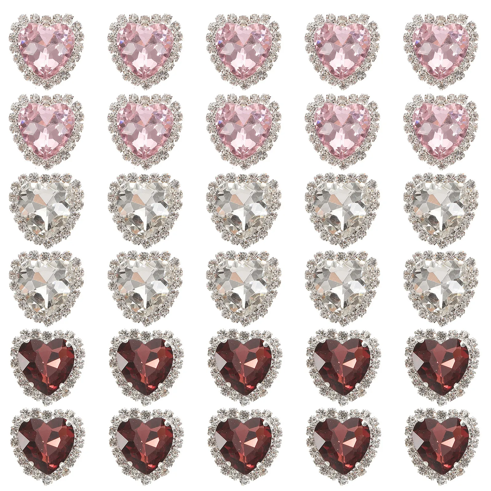 30 pièces de strass en forme d - Embellishment Glue Craft avis et prix
