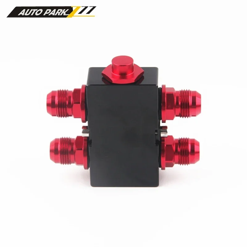 Oil Filter Sandwich Adaptor With In Line Oil Thermostat sandwich AN10 fitting Oil sender plate Adapter