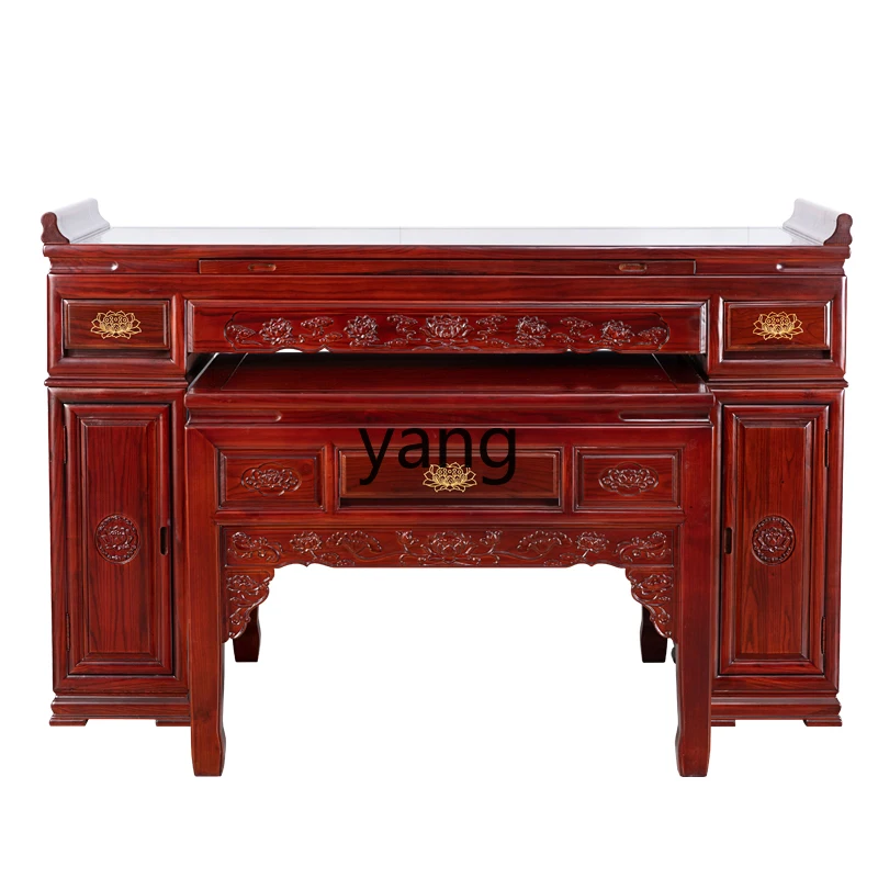 

LH solid wood offering table Buddhist platform household living room rural middle hall cabinet incense case offering Buddha