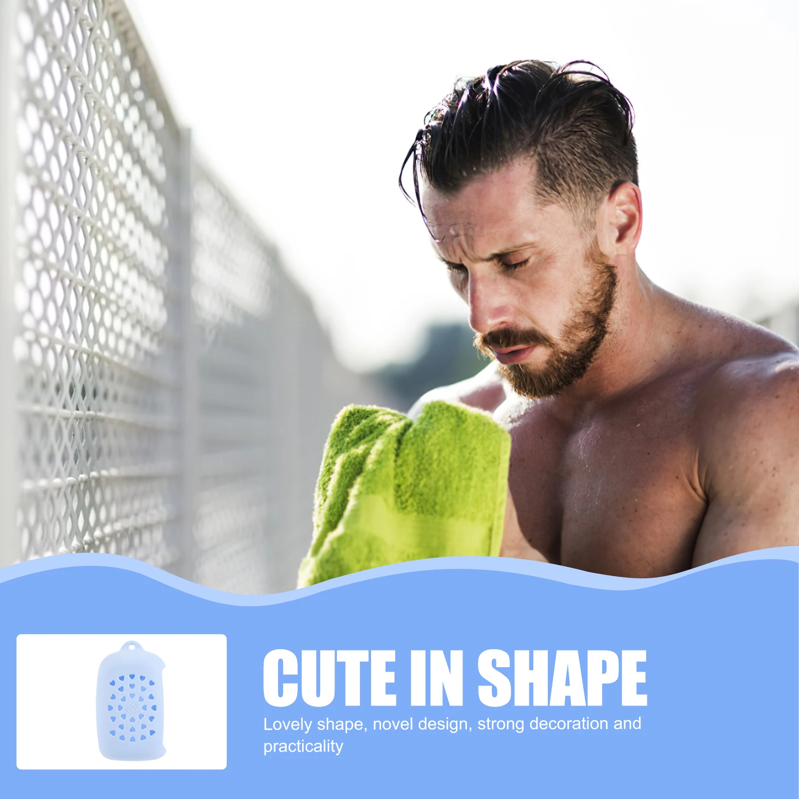 

1PC Silicone Travel Case Quick Dry Portable Fitness Storage Bag for Gym Pool Outdoor Yoga Small Towel