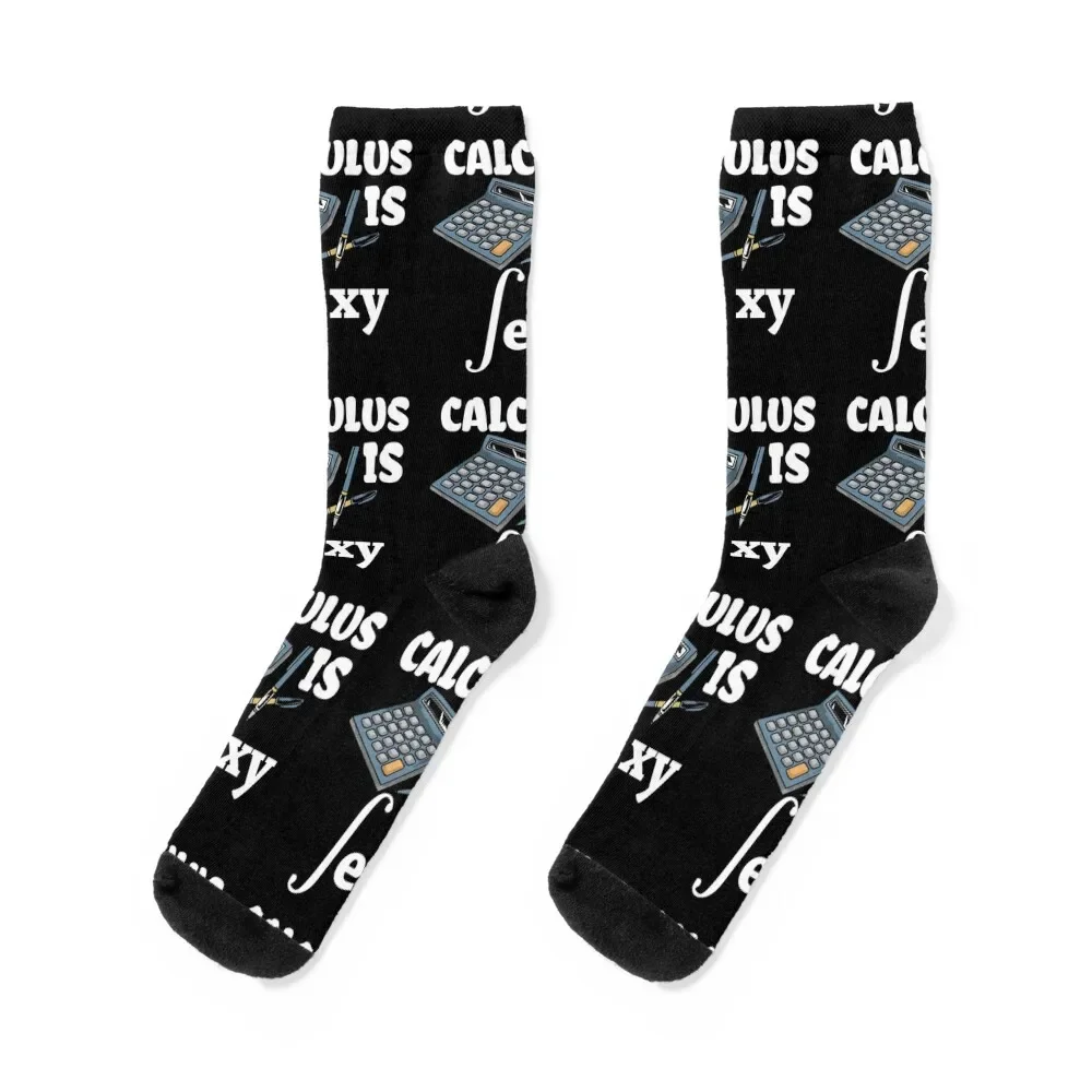 

Funnny Math Nerd Gift - Calculus Is Sexy Socks shoes custom sports compression japanese fashion Woman Socks Men's