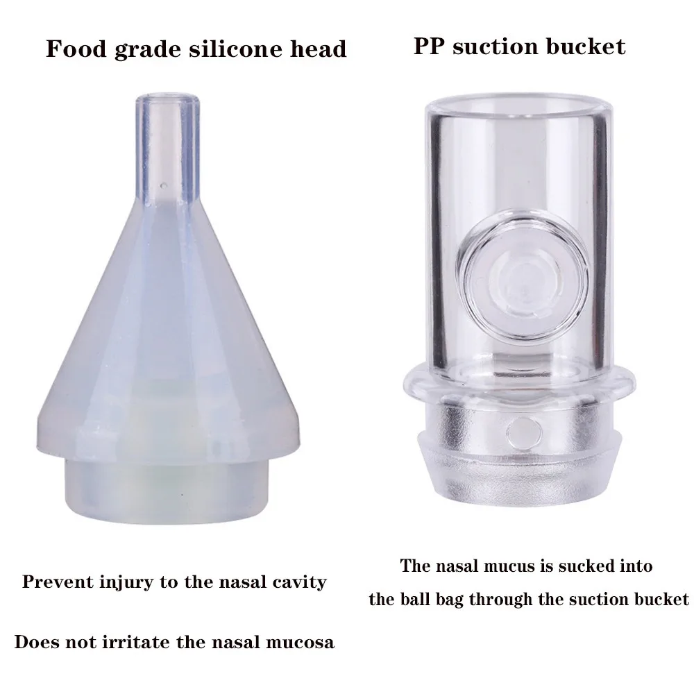 Vacuum Silicone Safety  Care Accessory Soft Tip Nose Cleaner