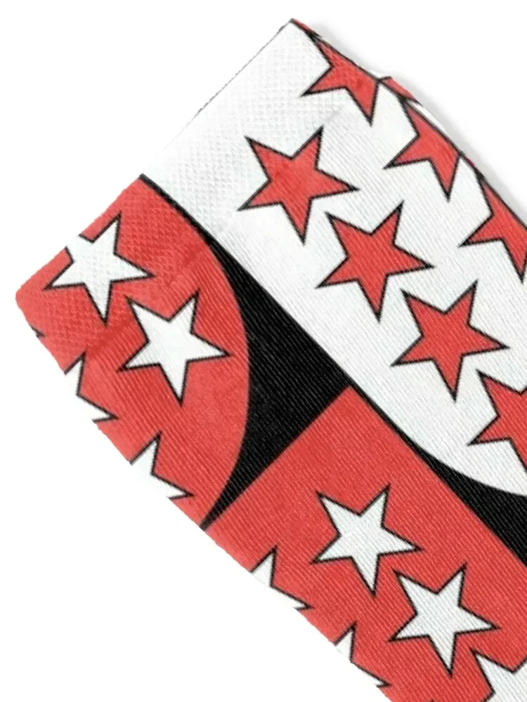 Canton of Valais, Switzerland Socks cycling heated anime winter thermal Woman Socks Men's