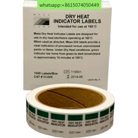 MesaLabs CI-DHI Dry Heat Sterilization Chemical Indicator Label Dry Heat Indicator Tape