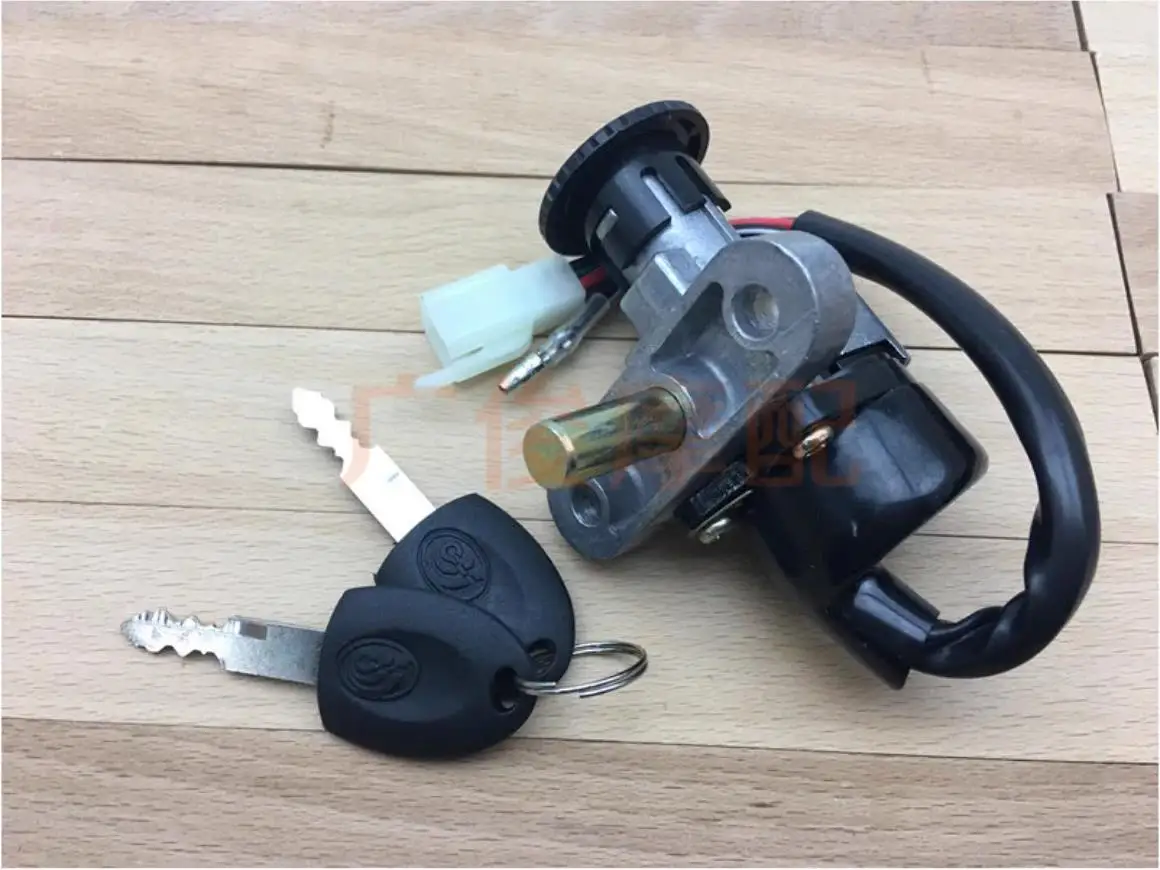 Seat Lock Key kit for Chinese QJ Keeway Scooter for 3KJ JOG 50 Yamaha Motorcycle Lock Ignition Key Switch Set