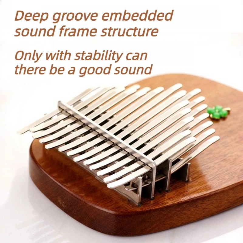 26 Tone Plate Type Kalimba Double Row Kalimbas Professional Solid Wood Thumb Piano Beginner Adult Children Keyboard Instruments