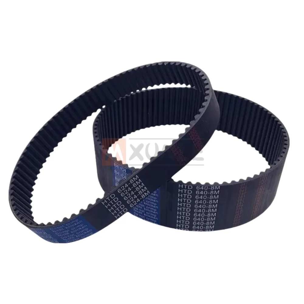 HTD 8M المطاط مؤقت اشتعال محيط 648 656 664 672 680 688 696 703 712 ~ 768 مللي متر عرض 15 ~ 50 مللي متر HTD8M محرك آلة نقل CNC