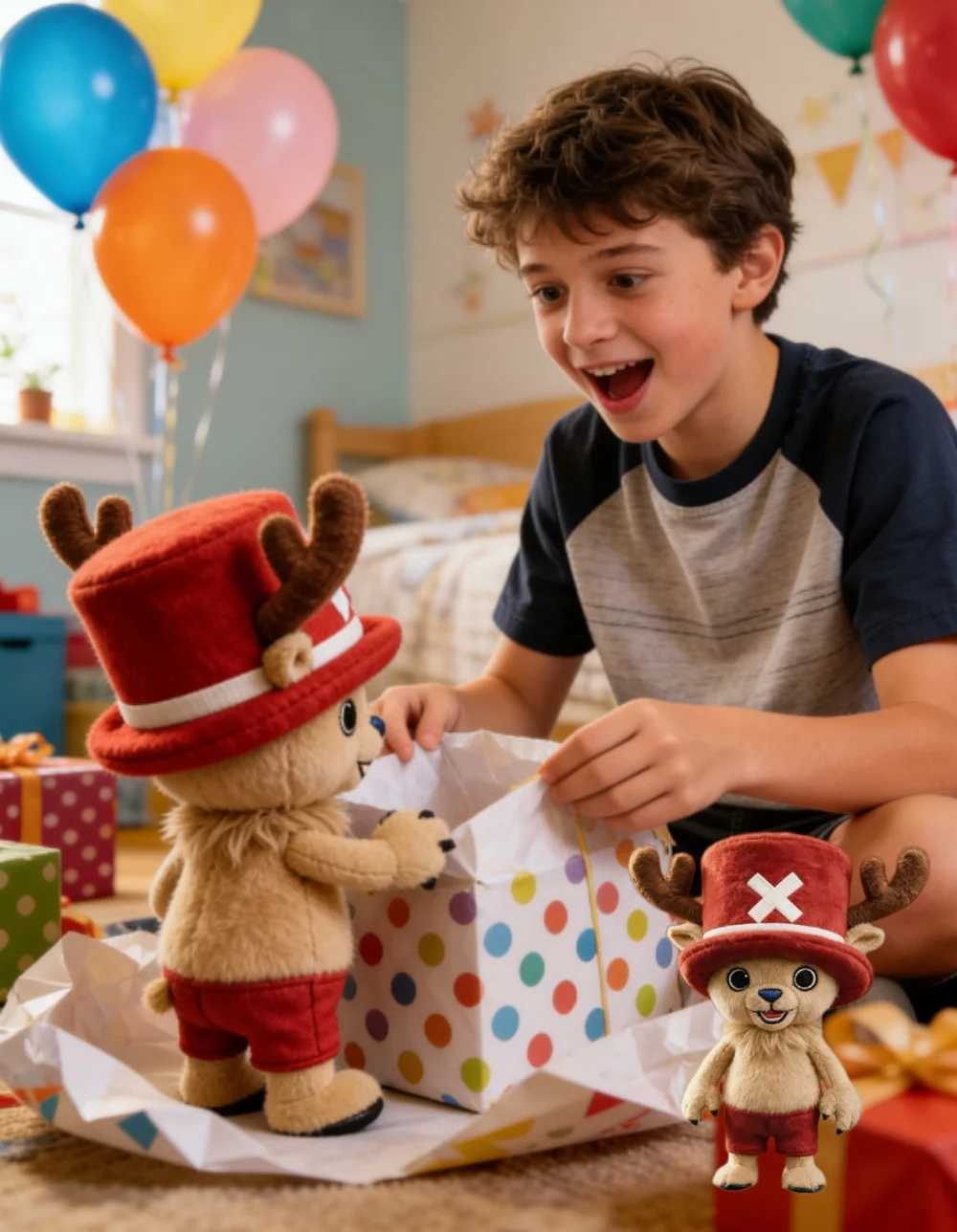 

One Piece Chopper Plush Doll Cute Anime Peripherals Toy Birthday Christmas Gift