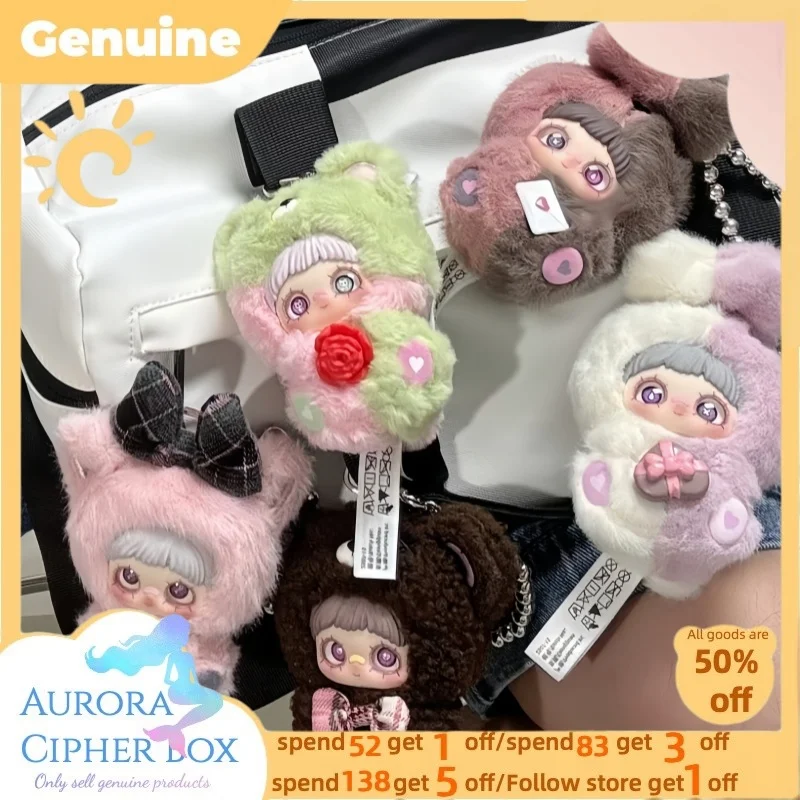 2025 정품 메이메이 V6 메이 아이 러브 유 시리즈 비닐 플러시 블라인드 박스 귀여운 가방 펜던트 인형 트렌디 장난감 수집 키체인 소녀 선물