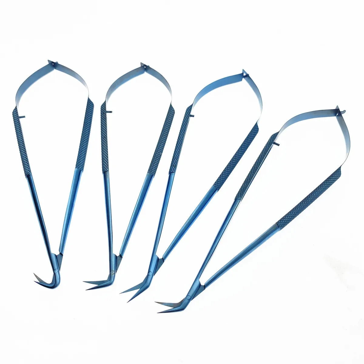 Microsurgical Titanium Micro Scissor Angled shears Neurosurgical Scissor/Cardiovascular Instrumens