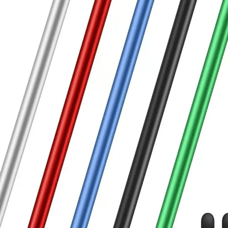 High Quality Universal Pencil Double Silicon Head Touch Capacitive Screen Stylus Caneta Capacitive Pen For Tablet Smartphone