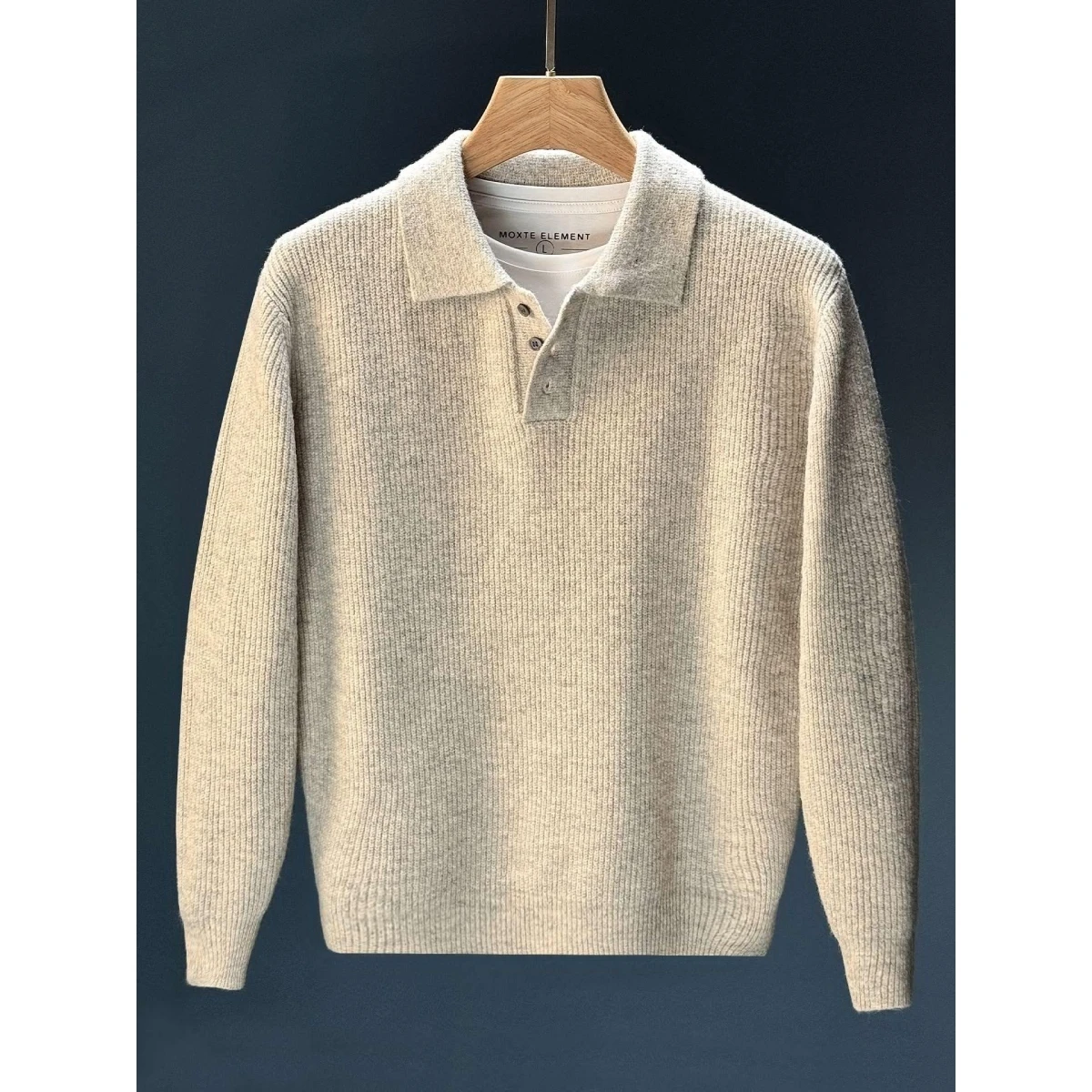 

Mr. NR Повседневный роскошный вязаный мужской свитер с воротником-стойкой, простой цвет, длинный свек, осенняя одежда для подростков