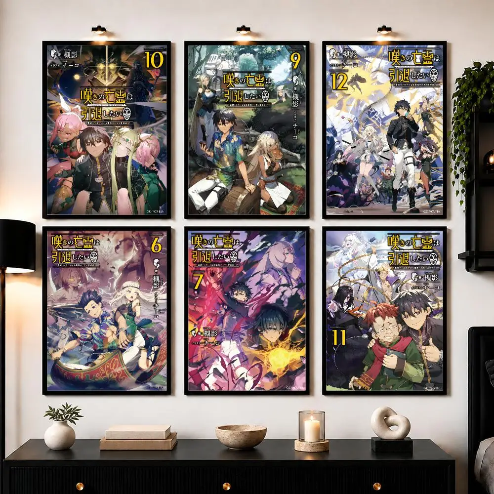 Anime Let This G-Grieving S-Soul Retire Poster Wall Art Print Sticker for Bedroom Living Room Dorm Office Modern Home Decor