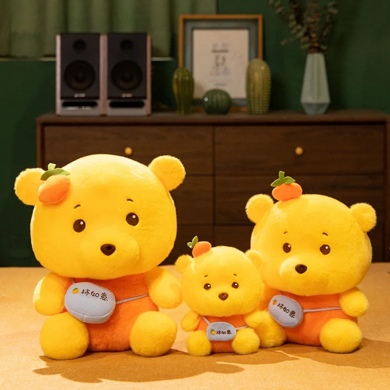 

Miniso милый мультфильм хурма Ruyi Bear плюшевая кукла комфортная кукла домашнее украшение для девочек лучший подарок на день рождения Рождественский подарок