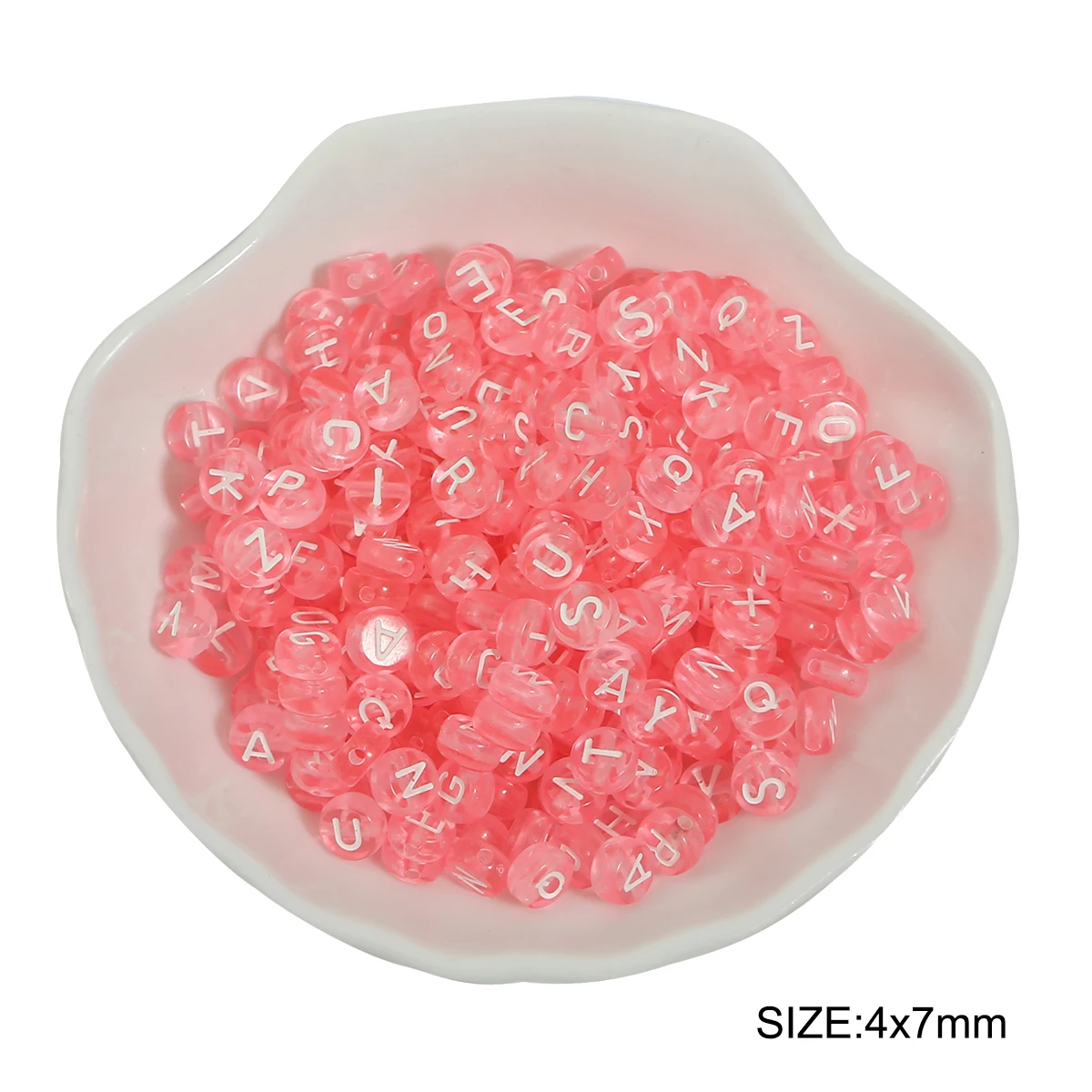 حروف أبجدية أكريليكية وردية لصنع الأساور والقلائد التي تصنعها بنفسك ، خرزات 4x7 ، سحر حروف شفافة ، من من من من من ومن ومن ومن ومن ومن ومن ومن ومن ومن ومن ومن ومن ومن ومن ومن ومن ومن ومن ومن ومن ومن ومن ومن ومن ومن ومن ومن ومن ومن ومن ومن ومن ثم