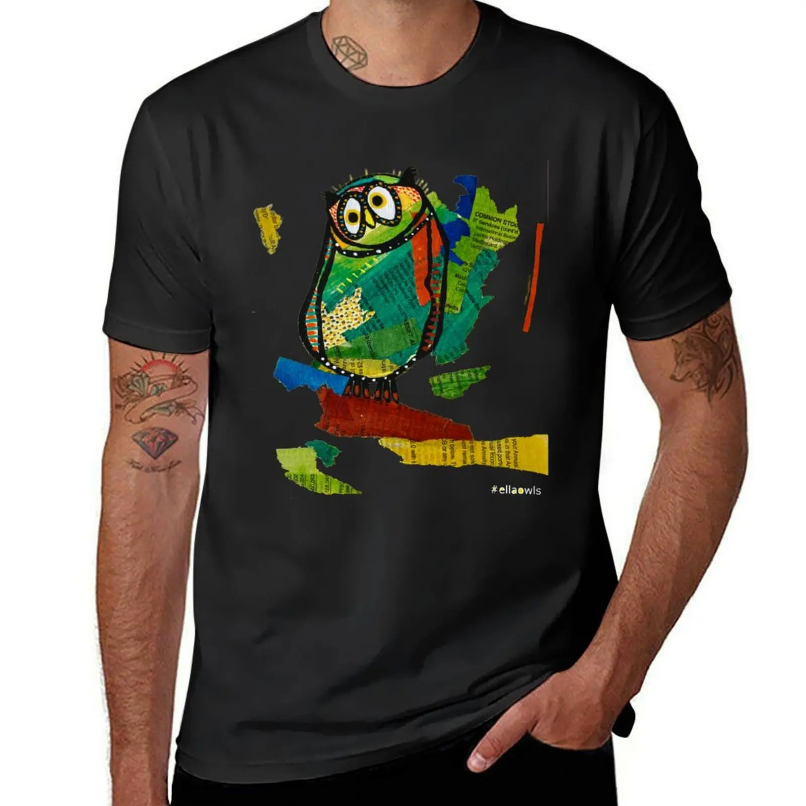 Owl Flirting with the world II T-Shirt sweat plus sizes cute clothes t shirt men