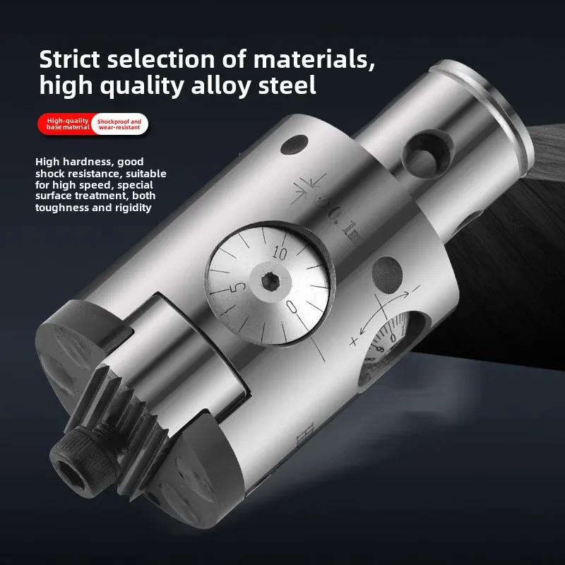High-Precision CNC Boring Head Machining Center Carbide Material Boring Tool with Extremely Fine Adjustment Usage for Lathe
