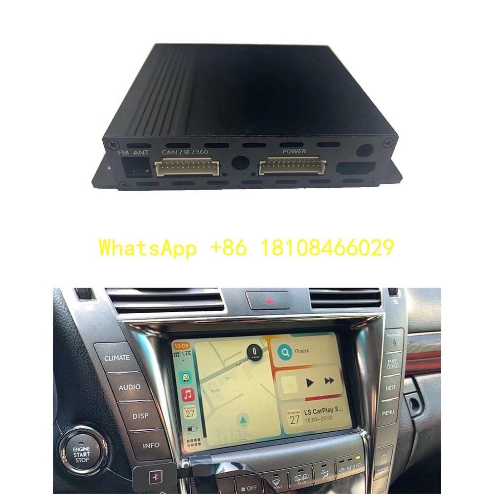 

Android Auto Interface Lexus IS GS GX LX ES LS460 2006-2008 Mirror Link Radio Car Play Wireless Carplay