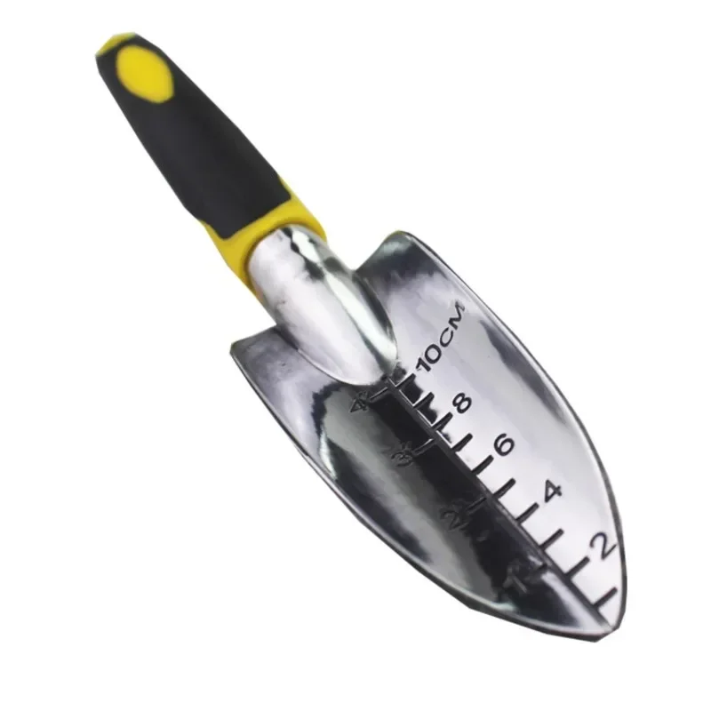 1set Gardening Flower Shovel Aluminum Non-slip Rubber Grip Gardening Hand Tool Rake Small Shovel Fork Root Taker Small Shovel