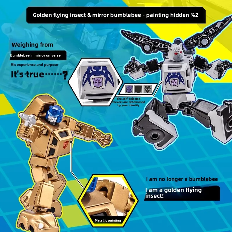 AULDEY Original AAE Series Transformers caja ciega serie 2 Megatron, Optimus Prime Anime juguetes de adorno de acción modelo coleccionable