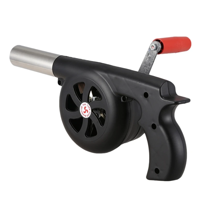 Hand-Cranked Barbecue Blower BBQ Fan For Outdoor Camping Barbecue