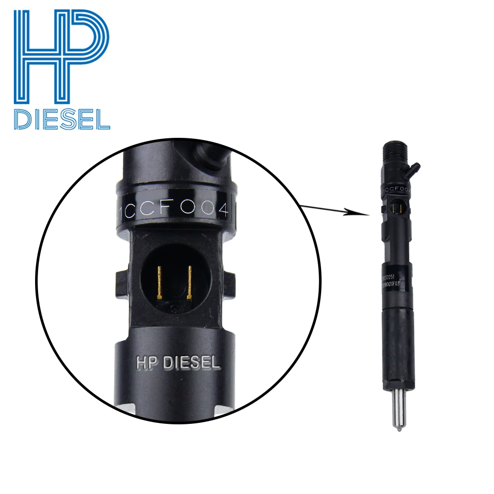 Injecteur de carburant HP DIESEL 28232251 pour Delphi – Ajustement des moteurs Renault 1.5 dCi dans les modèles Clio, Megane