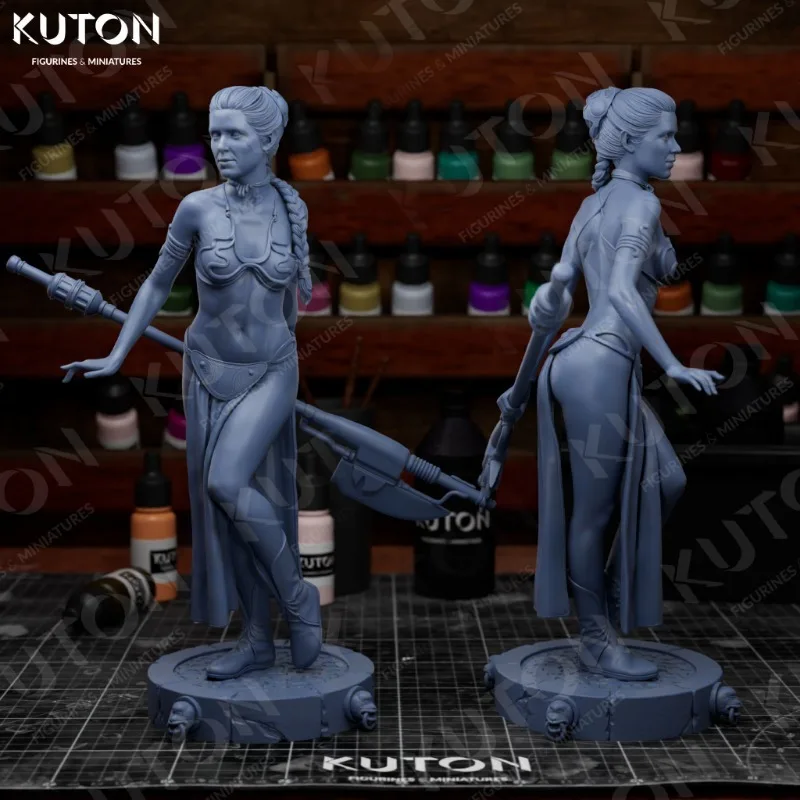 Kit de figurines en résine, échelle 1/24, fantaisie, passe-temps, Diorama Miniature, princesse de beauté, Diorama, non assemblé et non peint, livraison gratuite