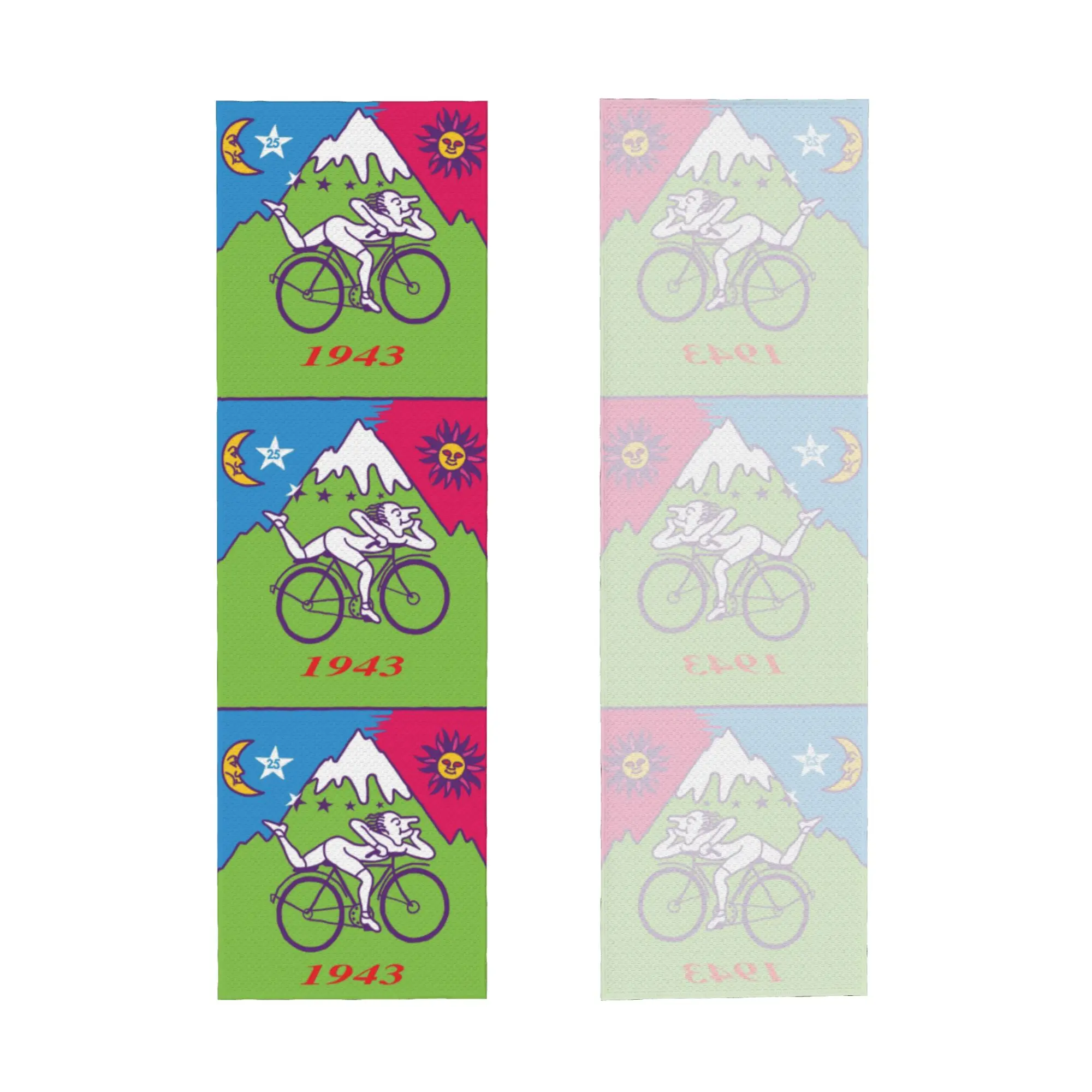 Albert Hofmann Bicycle Day LSD 1943 Cold Exercise Towel Face Towel Quick Dry Acid Sports Breathable Cold Towel