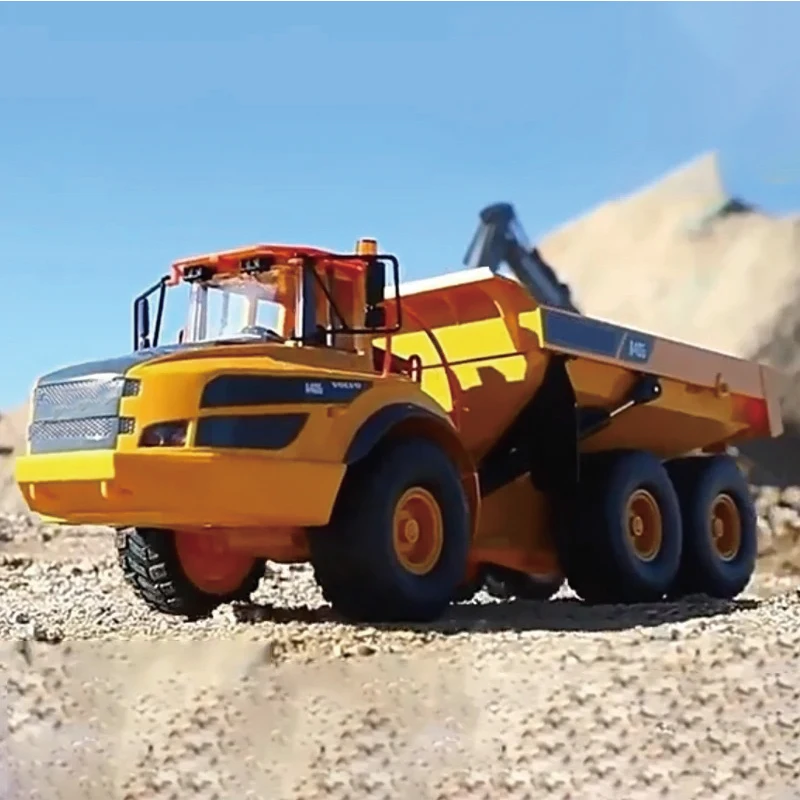 

RC 1/20 Plastic DoubleE E591 003 RC Articulated Dumper 6WD Electric Remote Control Truck VO Motor Battery USB Charging Cable RTR