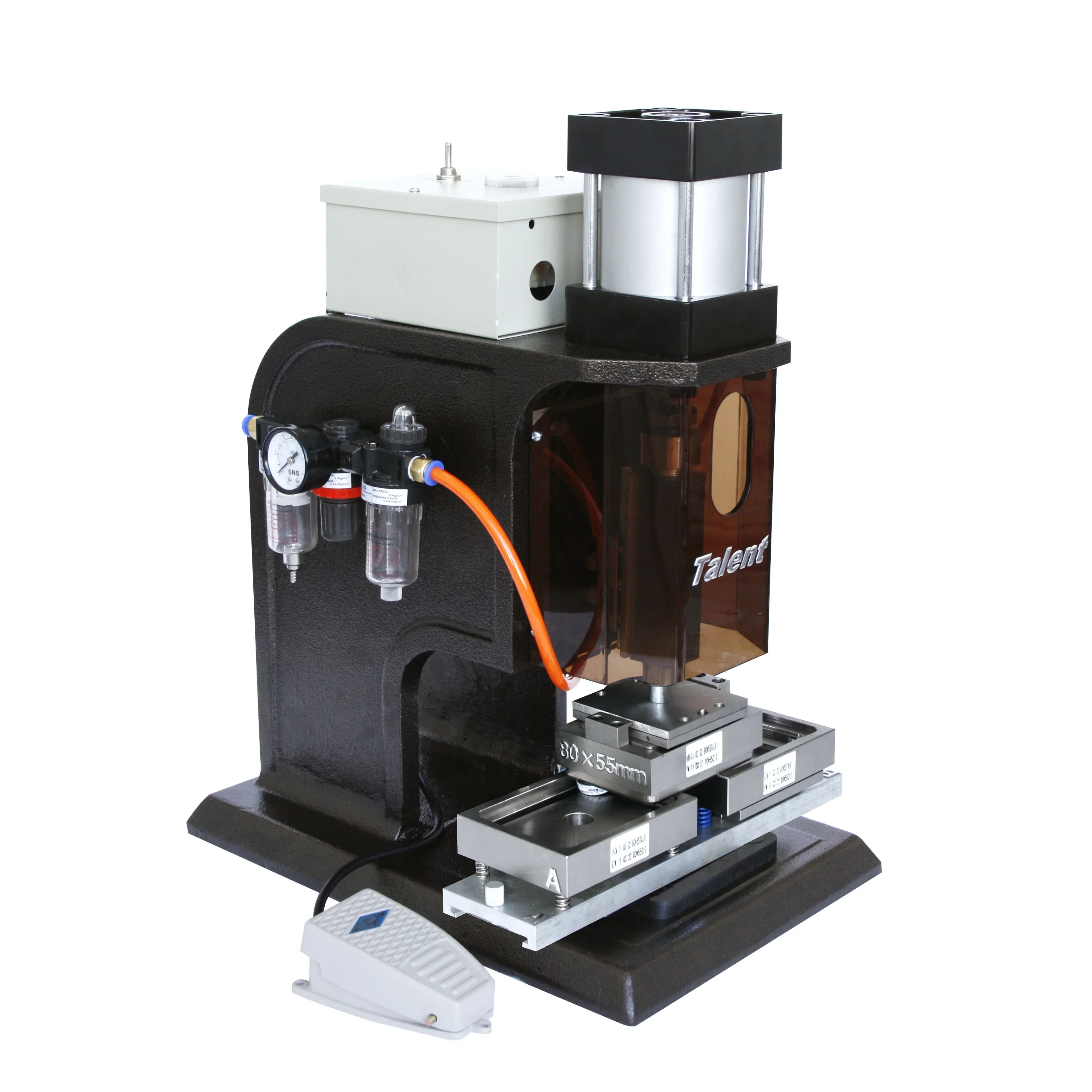 

Wholesale High Quality Angular Corner 54x78mm Automatic Pneumatic Button Maker Button Making Machine