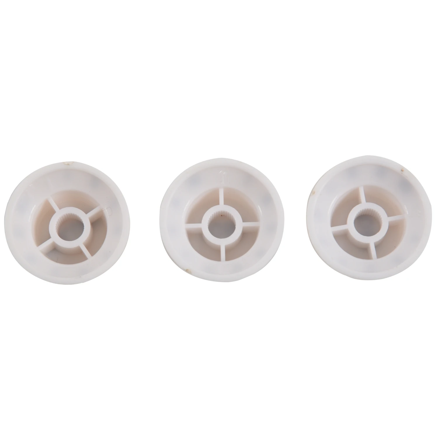 Better Quality White Black 1 Volume&2 Tone Guitar Control Knobs for Strat Style Guitar image 3