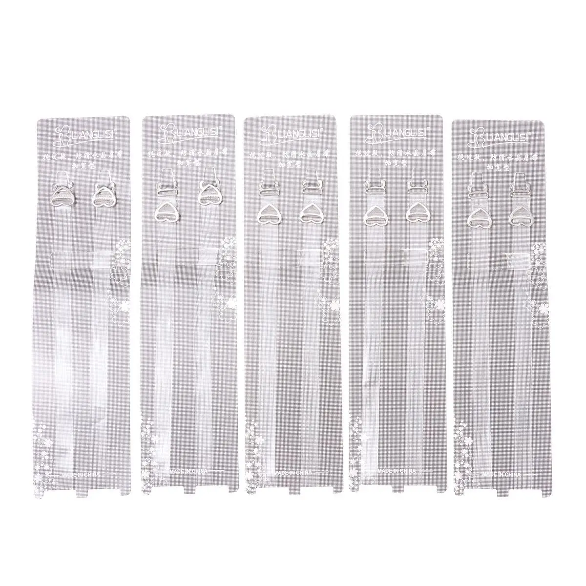 

5 Pairs Bra Straps Comfortable Clear Underwear High Elastic Replacement Invisible Accessories