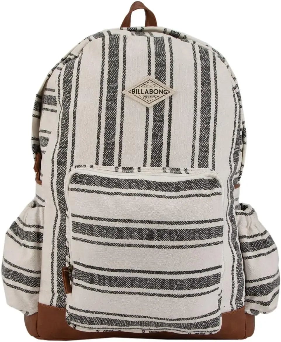 

Billabong Womens Home Abroad Backpack, Black & White