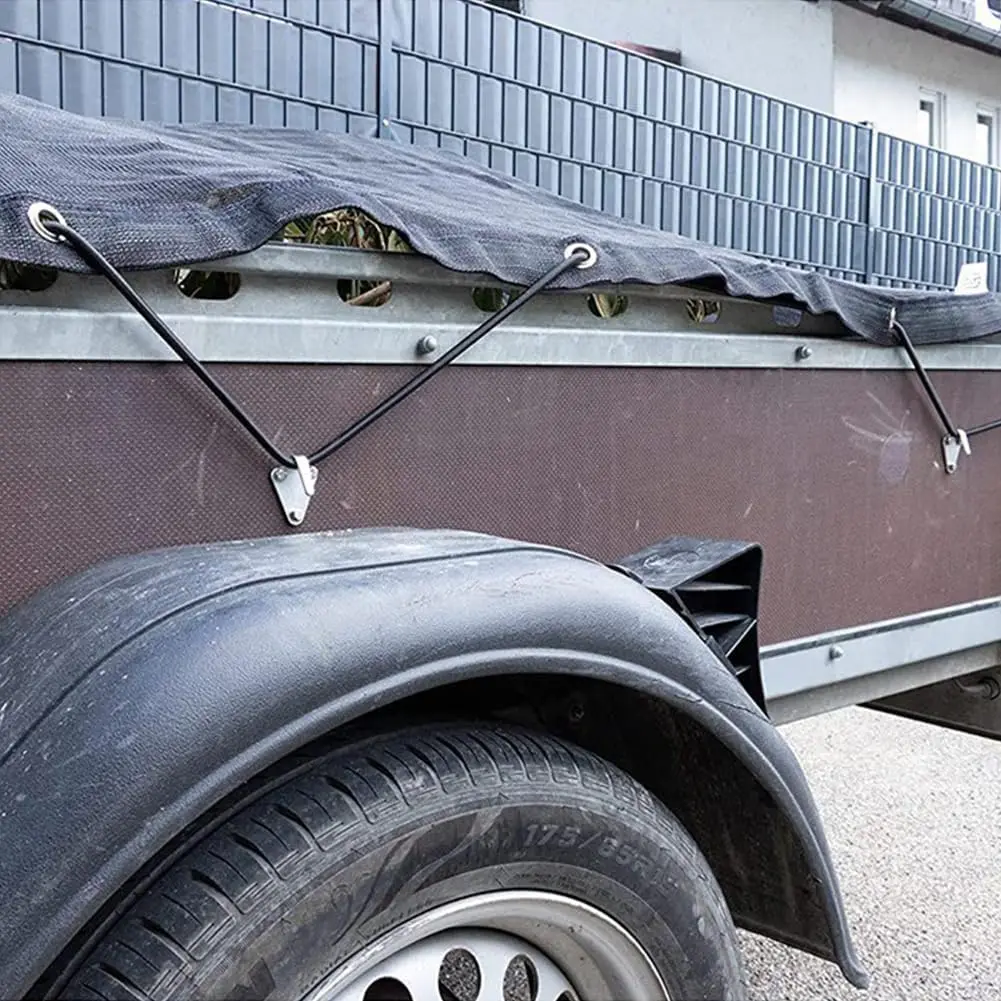 10 stücke Auto 3 Loch Plane Haken Metall Plane Befestigung Anhänger Haken Anhänger Plane Gute Befestigungs Haken Auto Zubehör