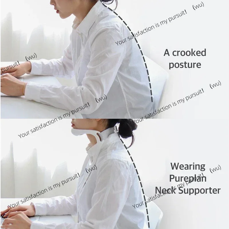 Cervical spine fixed neck support, neck support, forward head posture, long sitting, neck traction, correct sitting posture