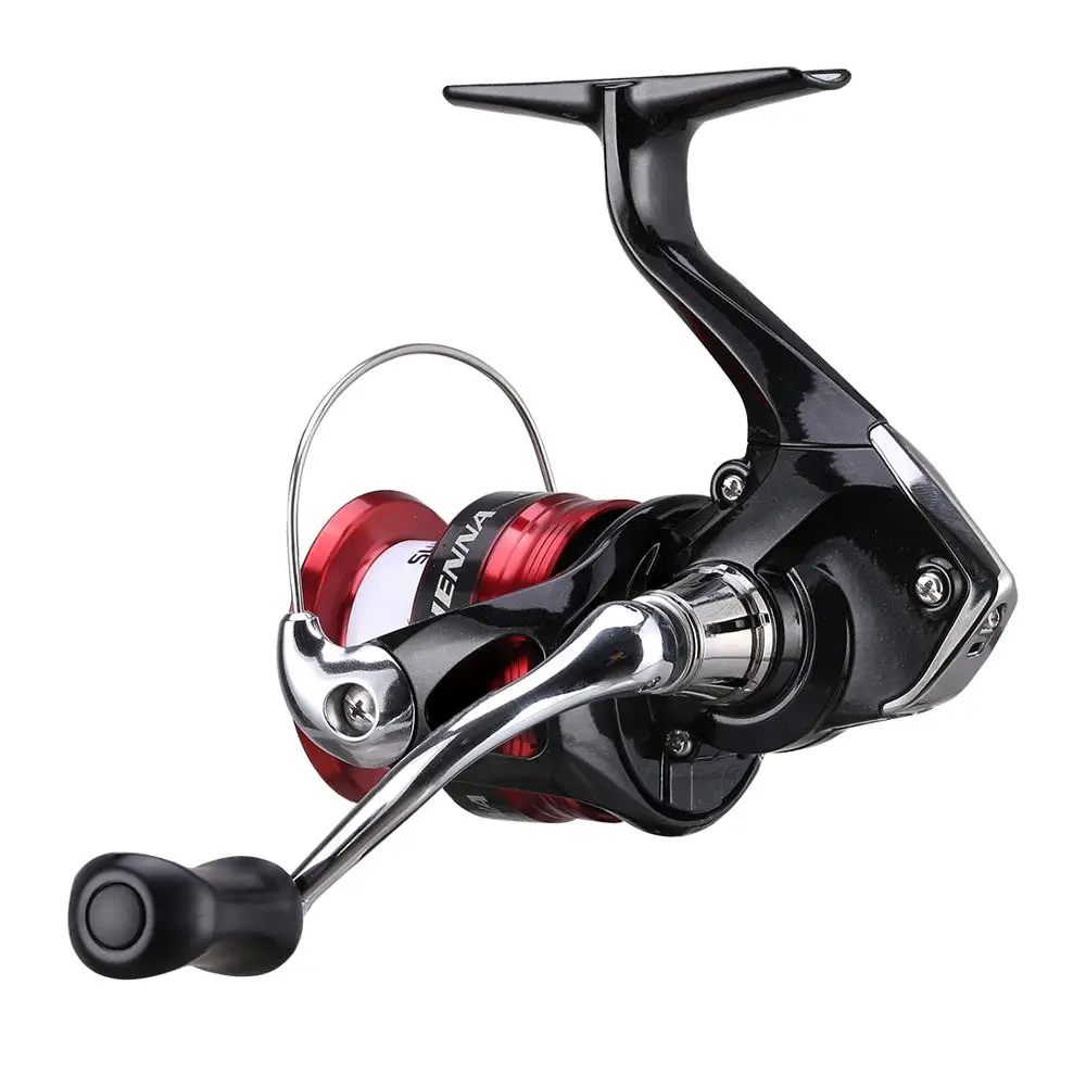 Shimano Sienna Originele Spinning Visserij-reel Zeewater Zoetwater 500-4000 Ar-C Spool 3D Gear Visgerei Vis Reel Pesca