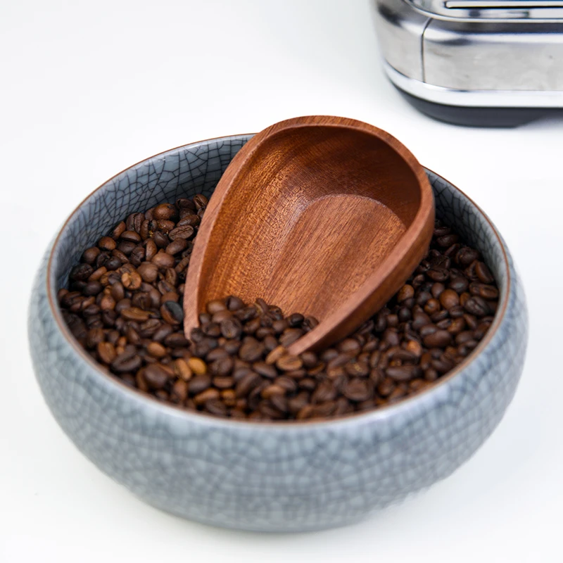 Coffee Beans Dose Trays Wooden Coffee Bean Measuring Bowl Dosing Cup Weighing Plate Coffee Dosing Vessel Espresso Accessories