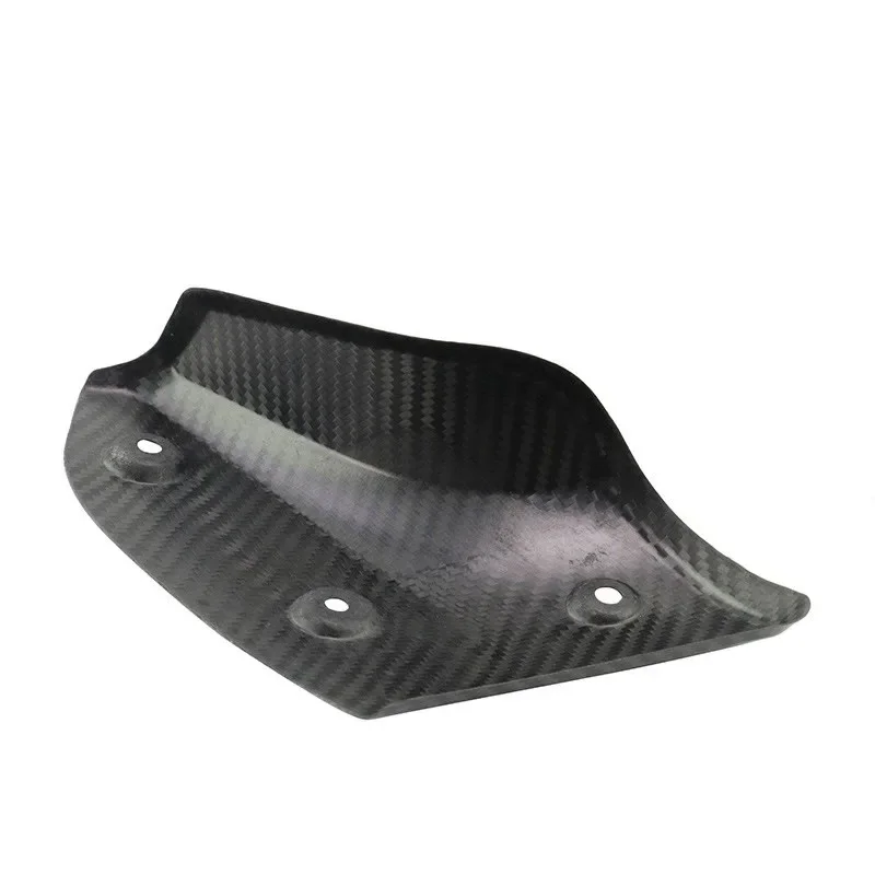 Protector de tubo escape fibra carbono para motocicleta, Protector térmico, cubierta decorativa YAMAHA T-MAX 560 5