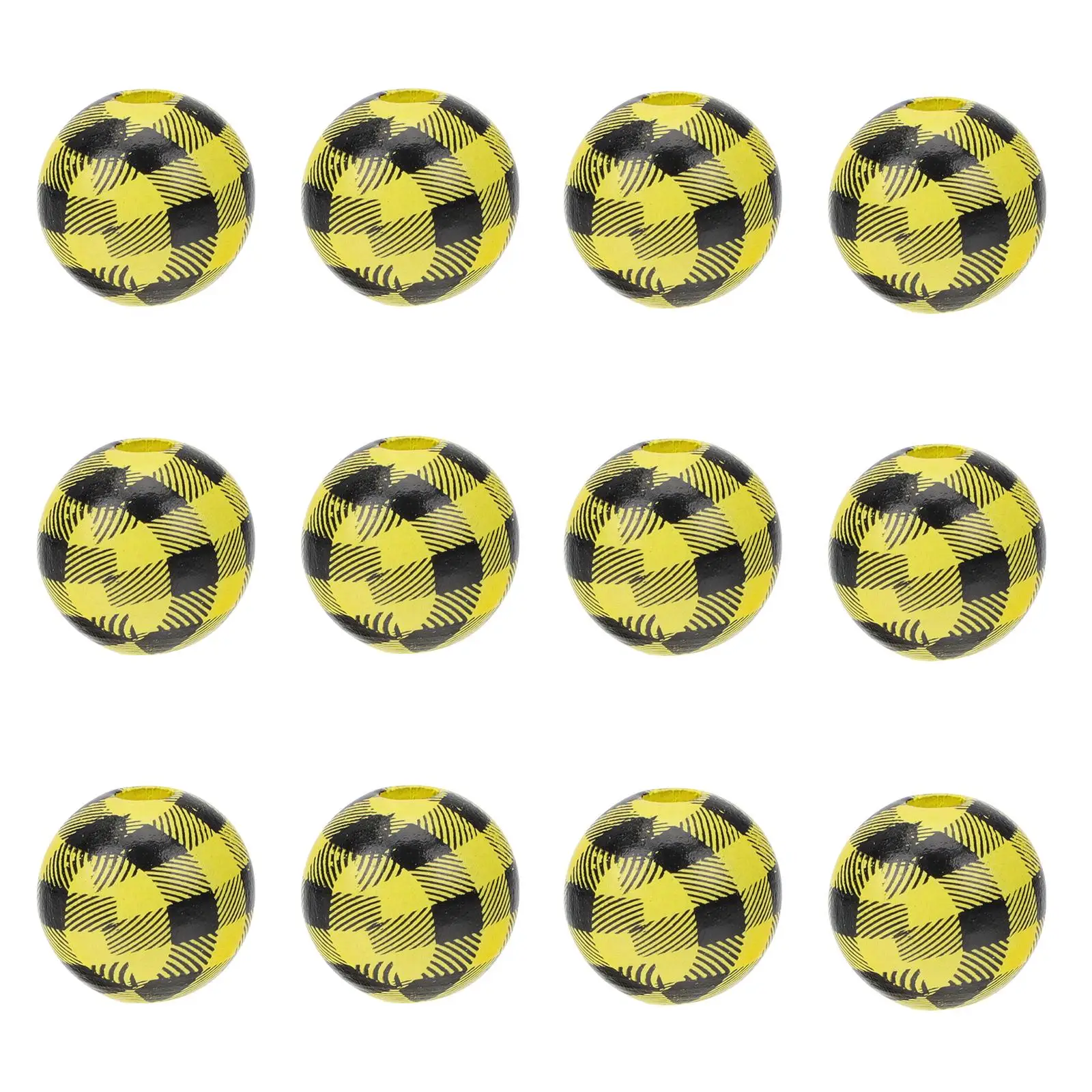 

100 Pcs Easter Wooden Beads for Crafts Jewelry Accessory Festival DIY Making Loose Necklace Decor