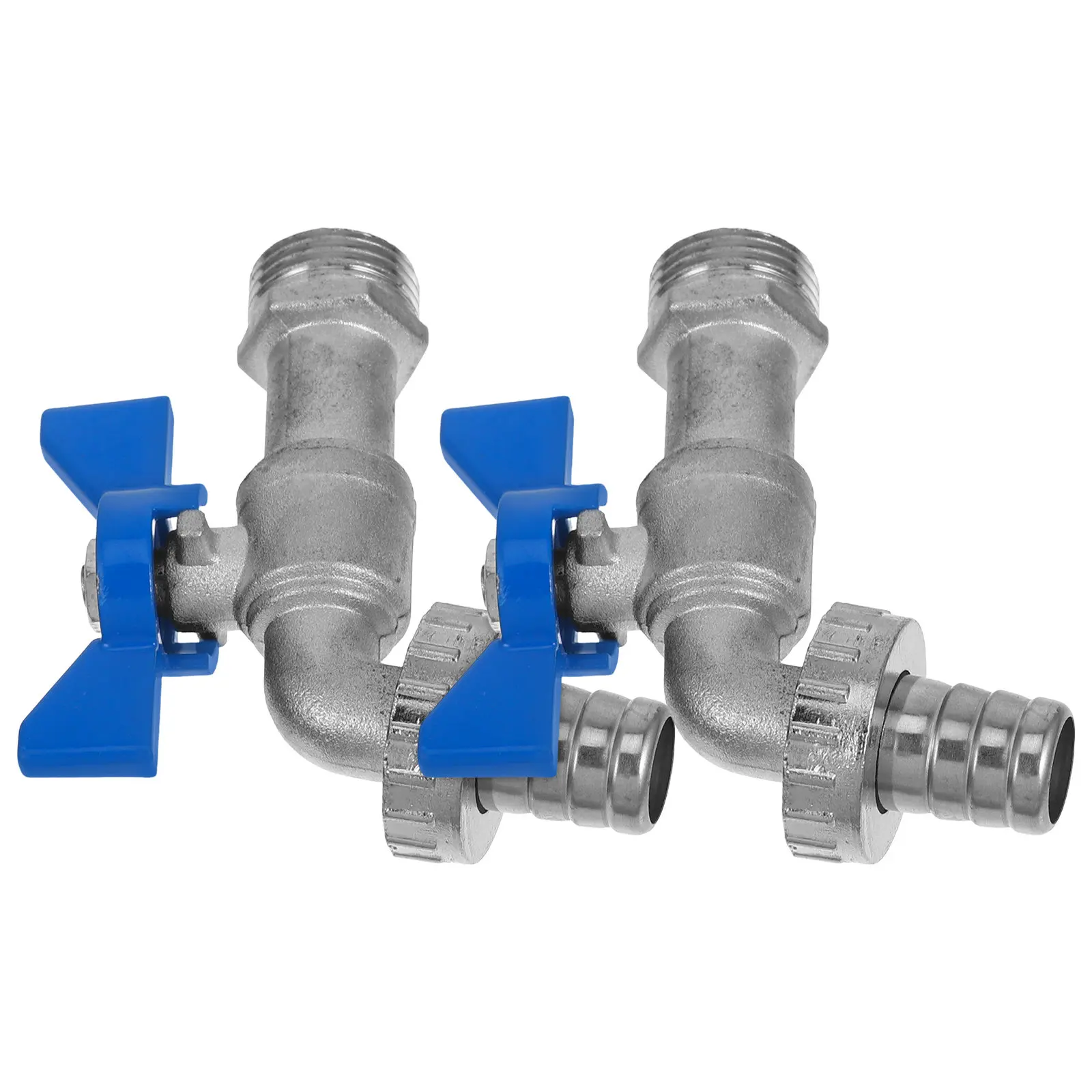 2pcs Alloy Outdoor Faucet 1 2 Inch Water Spigot Hose Bibb Wall Mount Washing Vintage Garden Decorative Faucet Machine