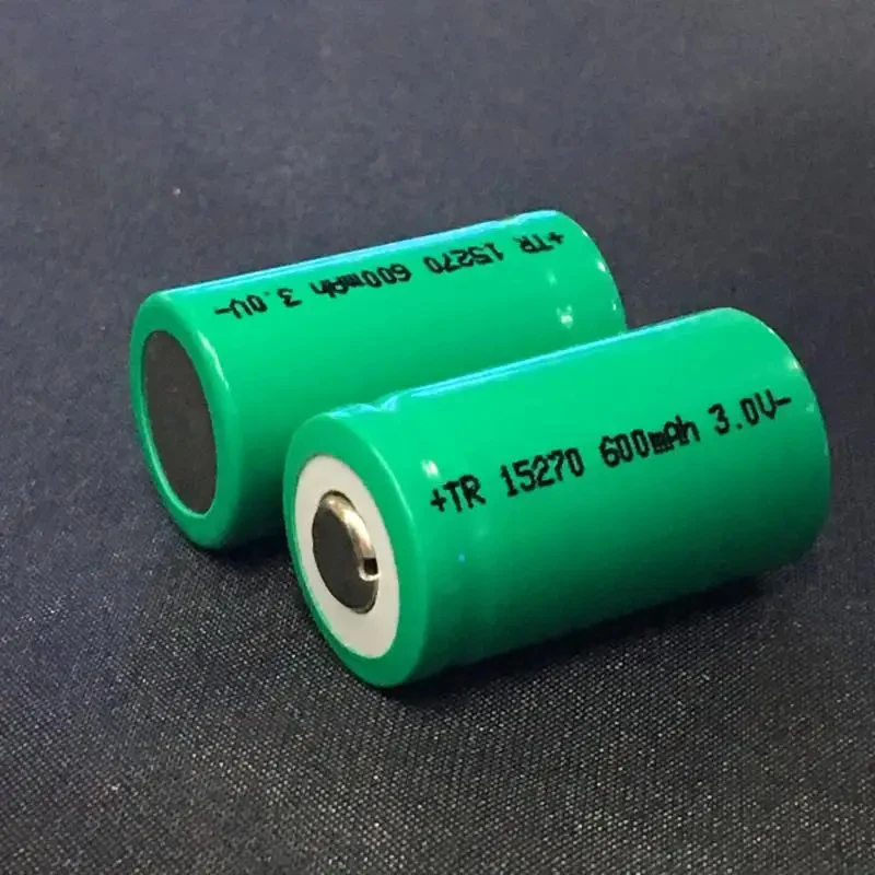 15270 CR2 rechargeable lithium battery 3V rangefinder telescope camera battery 600mah charging