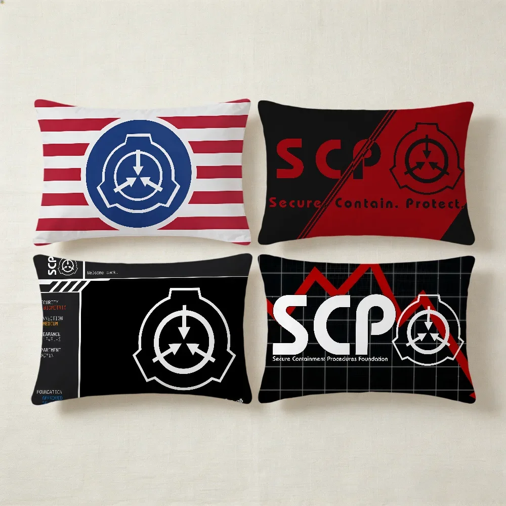 Fashion S-Scp F-Foundation Cushion Cover Hit Product Home Sofa Living Room Double-Sided Soft Decorative Pillow Cover