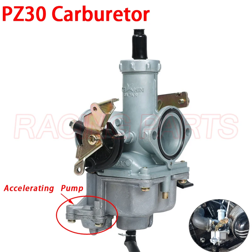 Motorcycle PZ30 30mm Carburetor Accelerating Pump Racing for 200Cc 250Cc for Keihin ABM IRBIS TTR 250