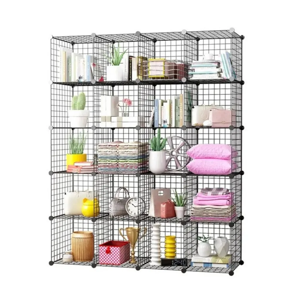 Tragbarer DIY Katzenkäfig, abnehmbarer Drahtgitterzaun für drinnen und draußen, faltbar, mit mehreren Türen und Fenstern, großes Haus, große Katzenvilla – Detail 9